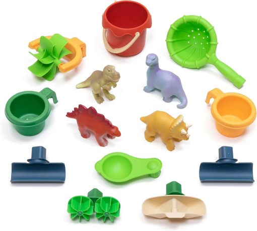 Step2 Rain Shower Splash Table d'eau avec 13 Accessoires - Bleu & Vert | Table Jeux d'eau | Table d’activité pour Le Jardin, Table Activité Eau | Table d'eau Extérieur - Image 4