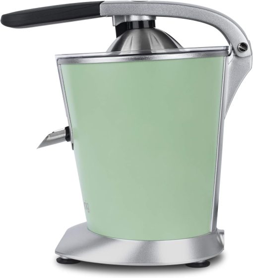 H.Koenig AGR80 160W Professional Electric Citrus Juicer Stainless Steel Lever and Filter Drip Free BPA Free Dishwasher Safe Parts - Image 13
