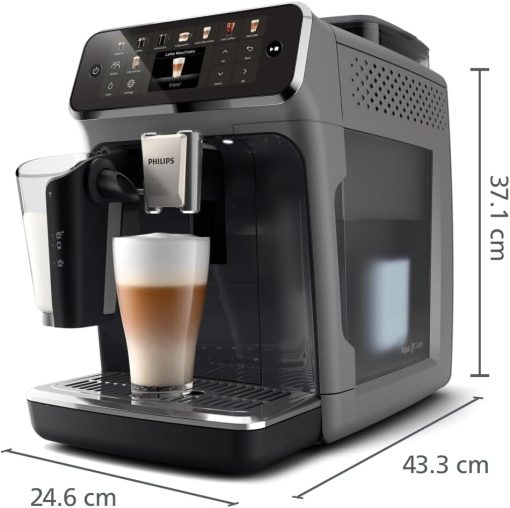 Philips Série 5400 Machine Expresso - Café à Grain - LatteGo Mousseur à Lait, 12 Spécialités de Café, Affichage Intuitif, 4 Profils Utilisateur, Noir (EP5441/50) - Image 20