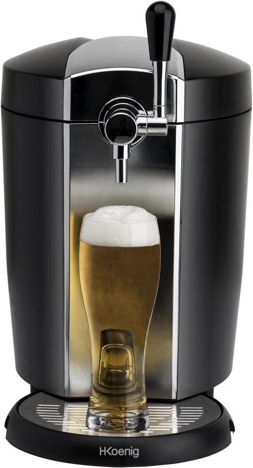 H.Koenig Tireuse à Bière compatible tous F?ts Universels Pressurisés de 5L Inox BW1778, Machine, Pompe, Pression domestique, Professionnelle, Universelle, Refroidissement intégré 4°C - Image 25