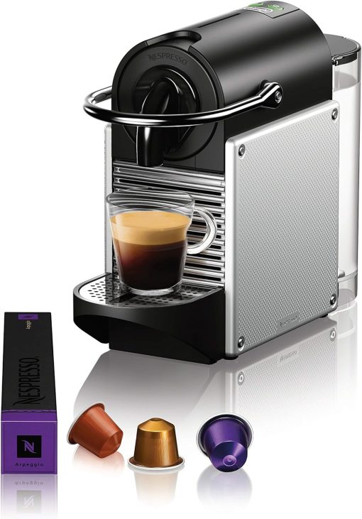 Nespresso Pixie Espresso Machine by De'Longhi, 1100ml, Aluminum,Silver - Image 6