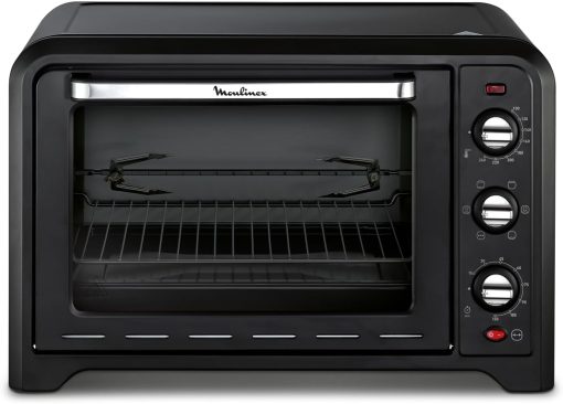 Moulinex Oven, 33 L, Rotating heat, Advanced convection, 6 cooking modes, Thermostat adjustable up to 240°C, Timer 120 min, Reversible grill, Silicone oven mitts, Optimo Black OX464811 - Image 30
