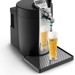 Krups Beertender Draft Beer Machine, 5 L Kegs, Heineken Group Brands, Indicator Light, Perfect Temperature and Foam, Cold Beer, Easy Installation, Compact VB452E10