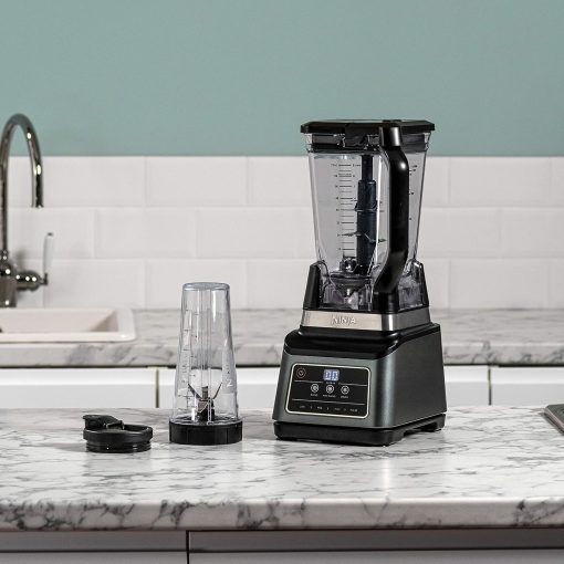 Ninja Robot de cuisine avec 4 programmes automatiques ; hacher, réduire en purée, trancher, mélanger, et 3 vitesses manuelles, bol de 2,1L, 850W, lave-vaisselle, noir BN650EU - Image 17