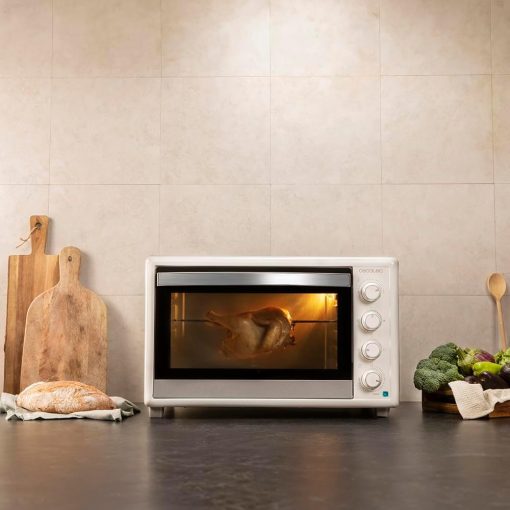 Cecotec Bake&Toast 4600 White Gyro Table Convection Oven 46 Liter, 2000 W, Interior Light, 12 Functions, Temperature up to 230o, Double Glazed Door, Includes Spit - Image 39