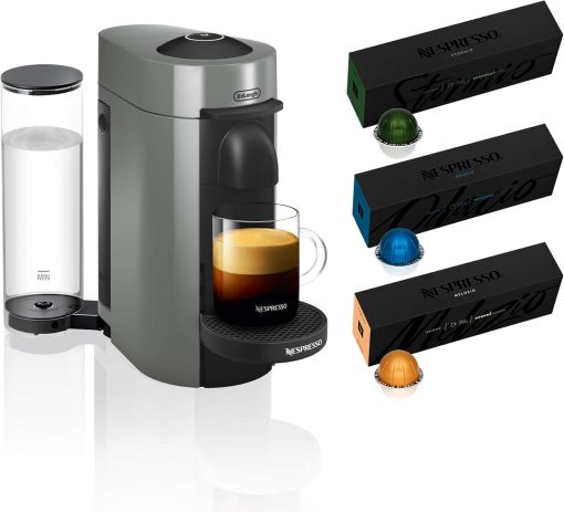 Nespresso Vertuo Plus Coffee and Espresso Maker By De'Longhi, Ink Black - Image 51