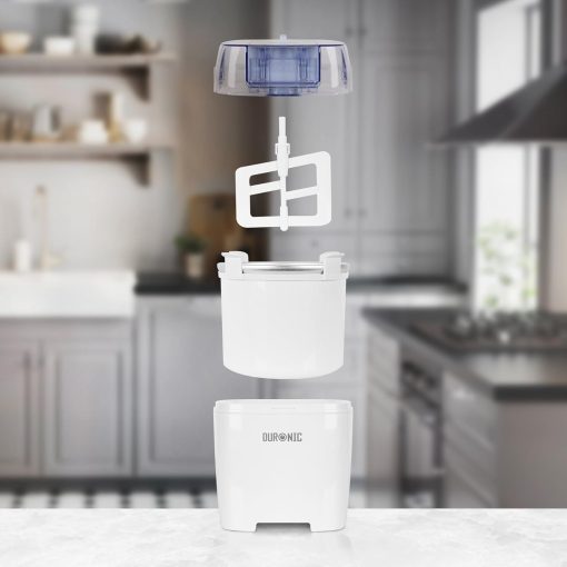 Duronic IM540 Electric Ice Cream Maker 1.5 Litre Stainless Steel Removable Bowl Turbine Ideal for Creating Ice Cream Sorbets Frozen Yogurt Ice Cream and Homemade Desserts - Image 2