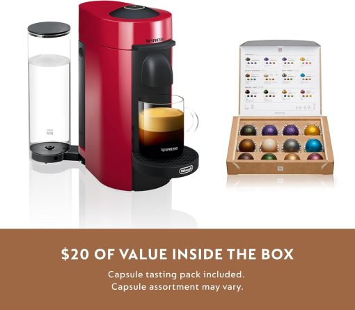 Nespresso Vertuo Plus Coffee and Espresso Maker By De'Longhi, Ink Black - Image 42