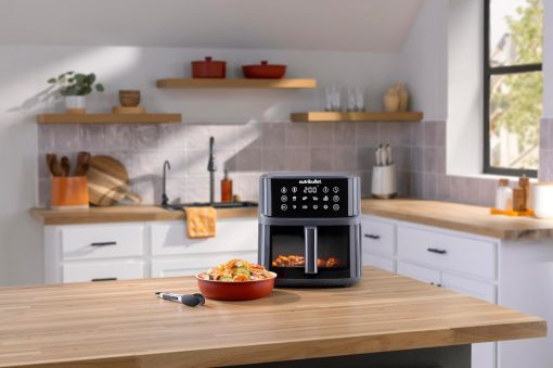 nutribullet Air Fryer Double Tray 8L with 8 Functions, 2300W Oil-Free Air Fryer, Hot Air Fryer with 8 Cooking Modes, and Also Bake, Frying, Grill All Your Food, Black, NBA081B - Image 11