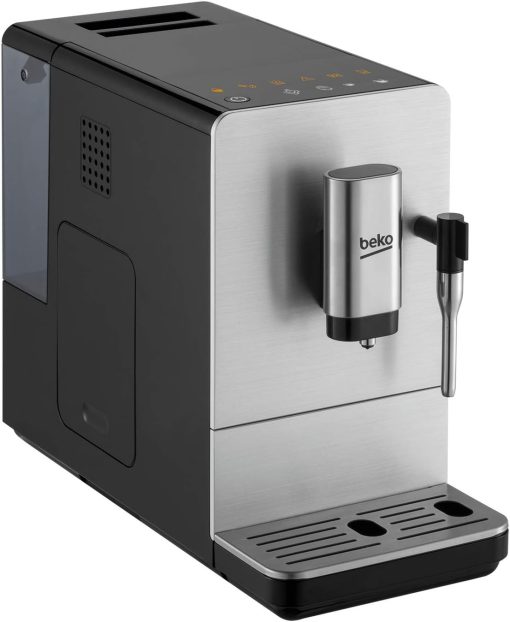 BEKO, Machine à café, expresso automatique, 1350 W / 19 bars, Capacité café : 125 g, Capacité eau : 1,4L, Système autonettoyant, 5 niveaux de broyage, Arrêt automatique, Fa?ade Inox Brossé - Image 4