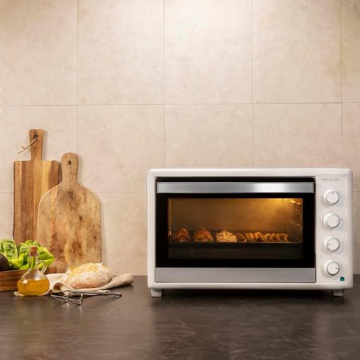 Cecotec Bake&Toast 4600 White Gyro Table Convection Oven 46 Liter, 2000 W, Interior Light, 12 Functions, Temperature up to 230o, Double Glazed Door, Includes Spit - Image 42