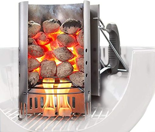 Weber Classic Kettle barbecue au charbon de bois, surface de cuisson ? 57cm, barbecue avec couvercle et cuve en acier emaillé, thermomètre intégré au couvercle, trépied et roues - Noir (1341504) - Image 40