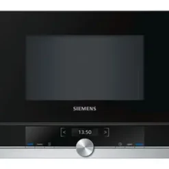 SIEMENS - BF634LGS1 - Micro-ondes encastrable - 21L - 900W - Inox