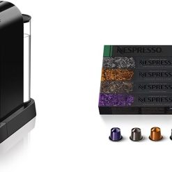 Nespresso CitiZ Coffee and Espresso Machine by De'Longhi with Milk Frother, Black, 9.3 x 14.6 x 10.9 inches