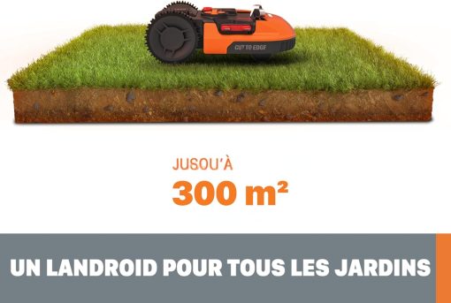 WORX LANDROID Vision WR206E.1, Robot Tondeuse sans Fil périphérique 600 m2 Surf.Max 700 m2, Installation en 30 Min, Caméra 4K + IA Adaptative, évite Tous Les Obstacles, Coupe des Bordures, Multizone - Image 65