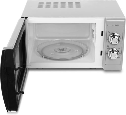 SCHNEIDER - SMW25VMS - Microwave - Grill - 25 liters - 900 watts - Vintage - Timer - Silver - Image 5