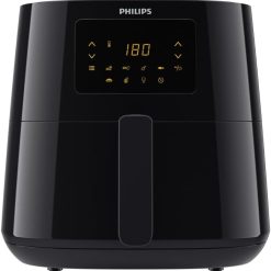 Versuni Philips Airfryer Series 3000 XL, 6.2L (1.2 kg), 14 in 1, 90% Less Fat Thanks to Rapid Air Technology, HomeID Recipe Application, Black (HD9270/90)