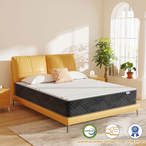 MOLPHIT Oeko-TEX Certified Mattress 90 x 190 cm, Thickness 25 cm, Independent Pocket Sprung Mattress, Adult and Children's Bed Mattress, Single Mattress, Perfect Support, Durable and Quiet - Image 36