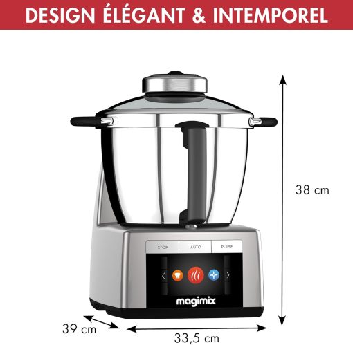 Magimix Cook Expert Chrome 18900 Multi-Function Robot Cooker 3.5L, Professional Motor, Matt Chrome - Image 6