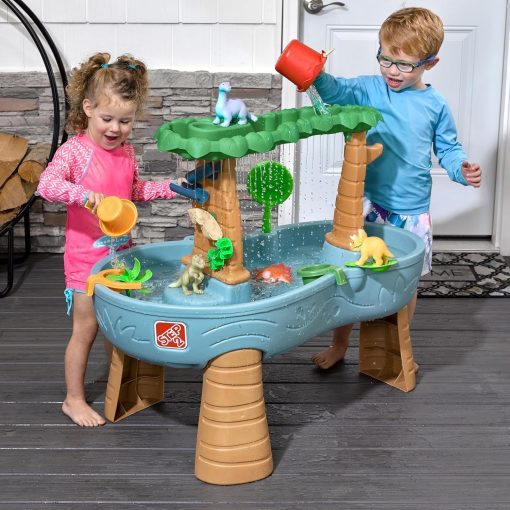 Step2 Rain Shower Splash Table d'eau avec 13 Accessoires - Bleu & Vert | Table Jeux d'eau | Table d’activité pour Le Jardin, Table Activité Eau | Table d'eau Extérieur - Image 8