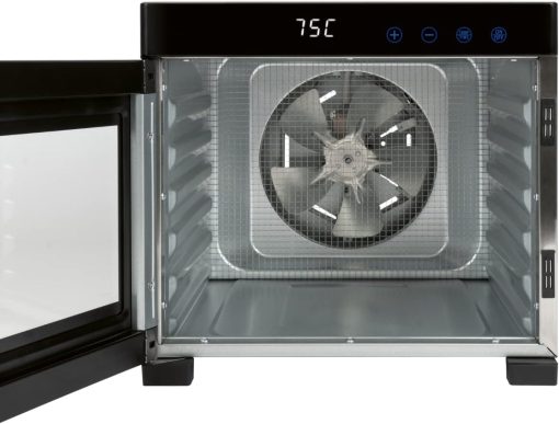 ProfiCook PC-DR 1218 Déshydrateur automatique en acier inoxydable, grand espace intérieur pour une utilisation jusqu'à 6 étages, bo?tier en acier inoxydable, thermostat numérique inclus - Image 7