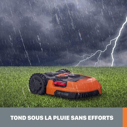 WORX LANDROID Vision WR206E.1, Robot Tondeuse sans Fil périphérique 600 m2 Surf.Max 700 m2, Installation en 30 Min, Caméra 4K + IA Adaptative, évite Tous Les Obstacles, Coupe des Bordures, Multizone - Image 26
