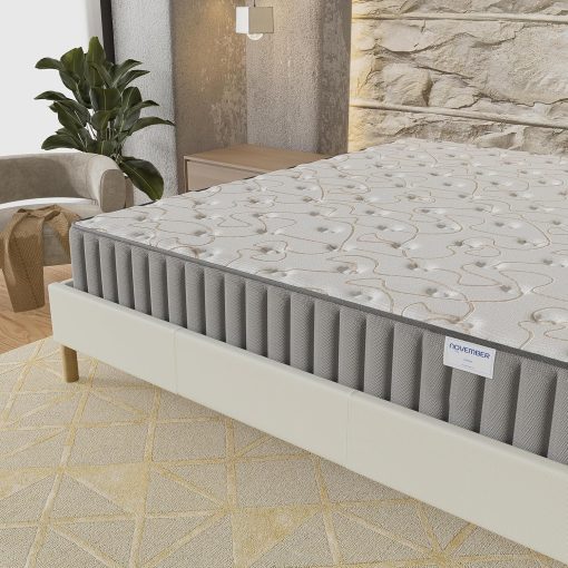 NOVEMBER - Orionis Mattress 120 x 190 cm - Hybrid Technology: HDensity Foam + Memory Foam - Thickness 22 cm - Toning & Wrap Support - Sanitized Label (Anti-Bacterial/Dust Mite) - Image 4