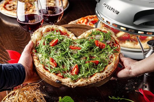 G3 Ferrari G10006 Pizza Express Delizia, 1200 W Pizza Oven, Adjustable Thermostat up to 400°C, Cooks Tasty Pizza in 5 Minutes, Double Resistance, Recipe Book and Spatulas Included - Black - Image 60
