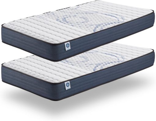 NATURALEX - Matelas PerfectSleep 180x200 - épais 30 cm - Soutien Mousse à mémoire de Forme - Accueil Blue Latex - Confort Ferme - Respirant - 7 Zones - Réversible - Haute Densité - Fabriqué en Europe - Image 29