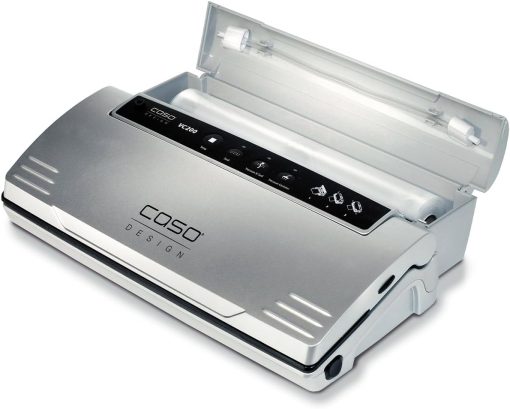 CASO VC200 - Appareil de mise sous vide, fra?cheur 8x plus longue, double soudure, épaisseur de vide réglable, avec bo?te à film, cutter, 2 rouleaux de film professionnel, flexible - Image 11