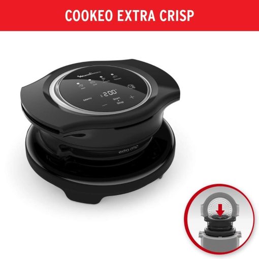 Moulinex, Cookeo Multicuiseur intelligent 6L, 150 recettes intégrées, Cuisson sans surveillance, Ecran intuitif, Guide de cuisson, Application MyMoulinex, 1600W, Blanc, 15 ans réparabilité - Image 18