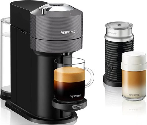 Nespresso Vertuo Next Coffee and Espresso Machine by De'Longhi with Milk Frother, 8 ounces, Dark Grey - Image 2