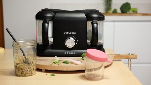 BéABA, Babycook Duo 4-in-1 Baby Food Processor Mixer, Fast Steaming 15 Minutes, Food Diversification, Small Baby Home Pots, XXL Capacity 2200 ml, Black - Image 19