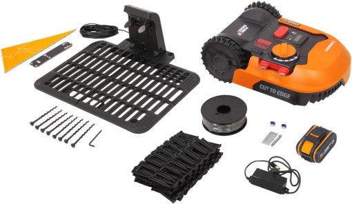 WORX LANDROID Vision WR206E.1, Robot Tondeuse sans Fil périphérique 600 m2 Surf.Max 700 m2, Installation en 30 Min, Caméra 4K + IA Adaptative, évite Tous Les Obstacles, Coupe des Bordures, Multizone - Image 58
