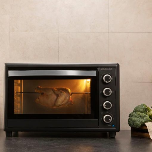 Cecotec Bake&Toast 4600 White Gyro Table Convection Oven 46 Liter, 2000 W, Interior Light, 12 Functions, Temperature up to 230o, Double Glazed Door, Includes Spit - Image 74