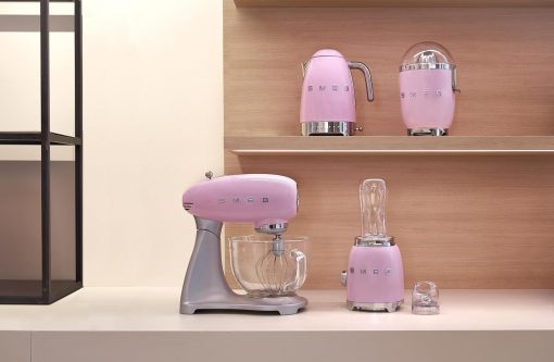 Smeg, Robot Patissier SMF02BLEU, 10 Niveaux de Vitesse, Fonction Mise en Marche Progressive, Bol 4,8 L, Verrouillage Moteur de Sécurité, Batteur Plat, Crochet et Couvercle Fournis, 800W, Noir - Image 17