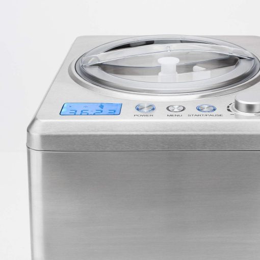 H.Koenig Sorbetière Turbine à Glace Professionnelle HF340, Machine à Glace Electrique 2L, 180 W, Réfrigérante & Maintien du Froid - Sorbet et Crème Glacée - Image 3