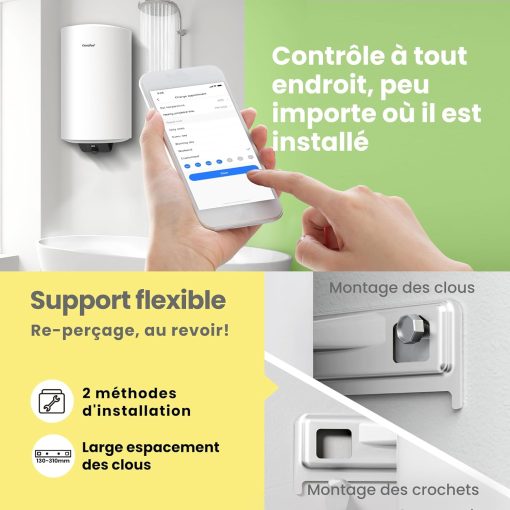 COMFEE’ D80-15EFG | Chauffe-eau électrique Connecté 80L - Image 5