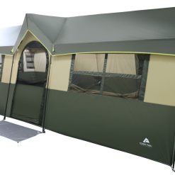 Ozark Trail Hazel Creek Tente de cabine 12 personnes, 3 chambres, vert