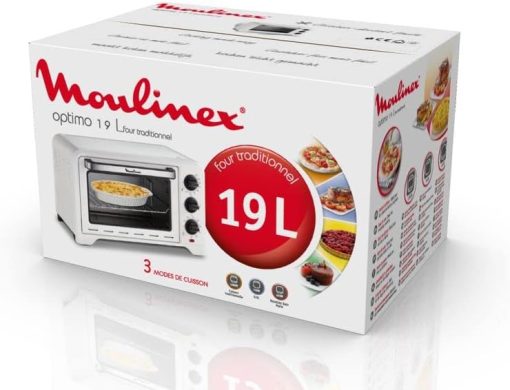 Moulinex Oven, 33 L, Rotating heat, Advanced convection, 6 cooking modes, Thermostat adjustable up to 240°C, Timer 120 min, Reversible grill, Silicone oven mitts, Optimo Black OX464811 - Image 24