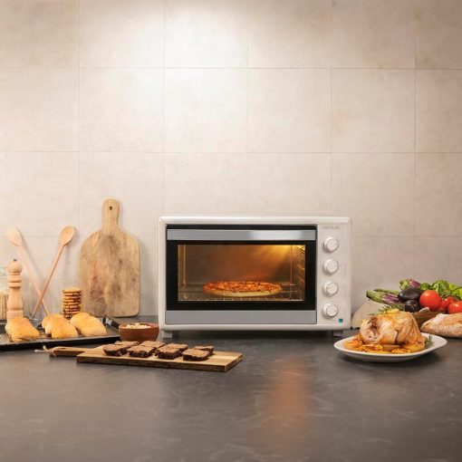 Cecotec Bake&Toast 4600 White Gyro Table Convection Oven 46 Liter, 2000 W, Interior Light, 12 Functions, Temperature up to 230o, Double Glazed Door, Includes Spit - Image 41