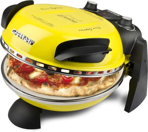 G3 Ferrari G10006 Pizza Express Delizia, 1200 W Pizza Oven, Adjustable Thermostat up to 400°C, Cooks Tasty Pizza in 5 Minutes, Double Resistance, Recipe Book and Spatulas Included - Black - Image 2