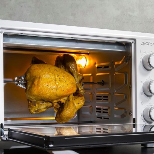 Cecotec Bake&Toast 4600 Black Gyro Countertop Oven, 46 L, 2000 W, 12 Combinable Heating Functions, Includes Rotating Spindle, Crumb Catcher Tray. - Image 24