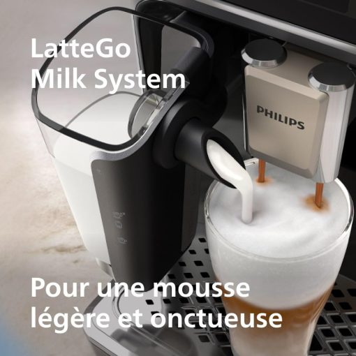 Philips Série 5400 Machine Expresso - Café à Grain - LatteGo Mousseur à Lait, 12 Spécialités de Café, Affichage Intuitif, 4 Profils Utilisateur, Noir (EP5441/50) - Image 16