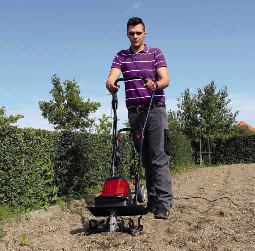 Einhell Motobineuse électrique GC-RT 1545 M (puissance de 1 500 W, moteur série, interrupteur de sécurité 2 points, débrayage anti-surcharge, guidon repliable, fraises de binage robustes) - Image 4