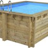 Habitat et Jardin Piscine Bois Rectangle Caimans - 4.10 x 3.00 x 1.24 m