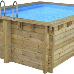 Habitat et Jardin Piscine Bois Rectangle Caimans - 4.10 x 3.00 x 1.24 m