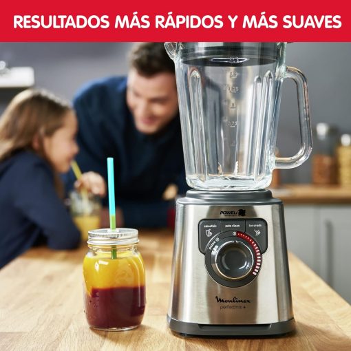 Moulinex Perfectmix Cook blender chauffant à haute vitesse, 10 programmes automatiques, 1400 W, YY5607FG, Noir et Transparent, Métal - Image 21