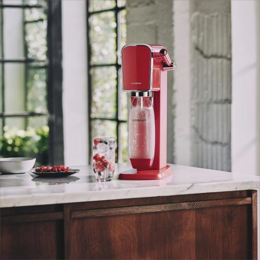 SodaStream ART Sparkling Water and Soda Machine | Pack of 1 Bottle 1 L + 1 Bottle 0.5 L Dishwasher Safe + 1 60L Gas Refill Clip On | Black [Amazon Exclusive] - Image 12