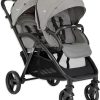 Joie - Evalite? Duo - Poussette Double - Siège Arrière Inclinable à Plat - Pliage Facile & Compact - Compatible Sièges Auto - Suspension 4 Roues - Harnais 5 Points SoftTouch - Dès la naissance